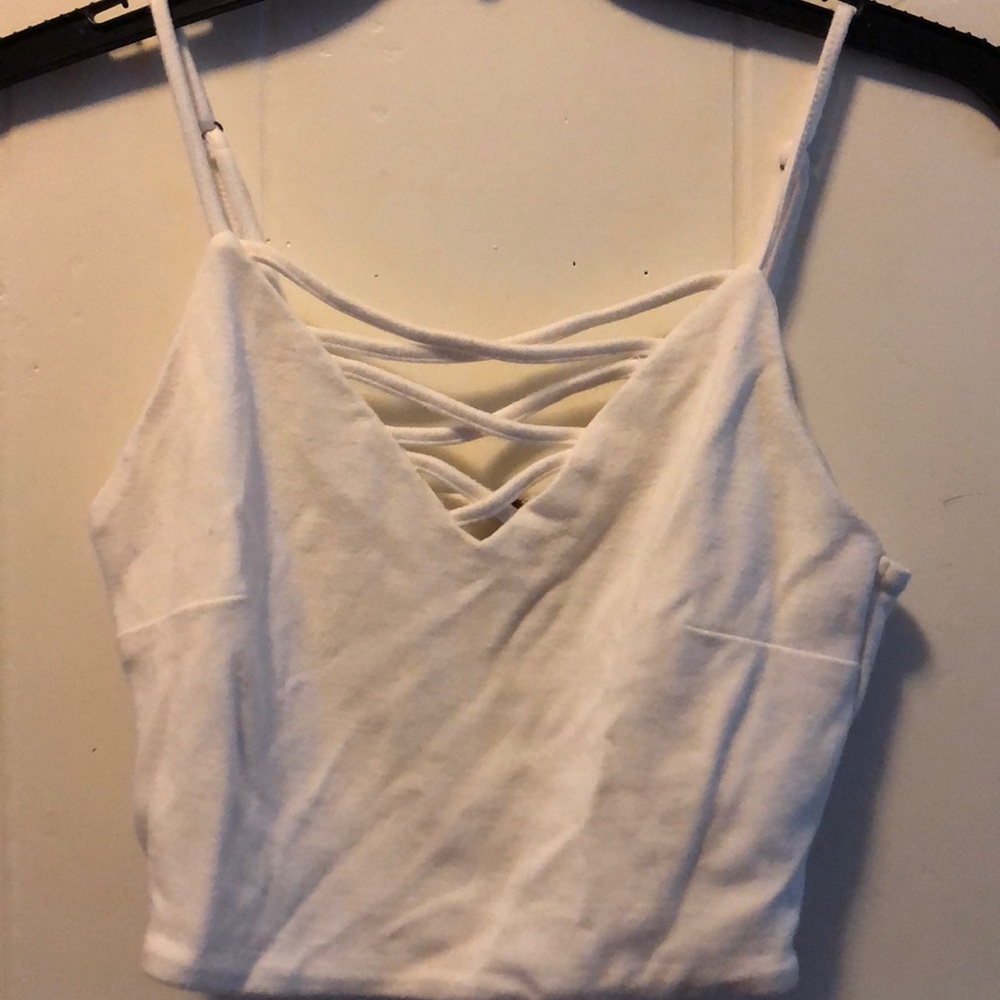 White Tank/Crop Top | Forever 21